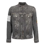 Grey Denim Palm Angels Jacket