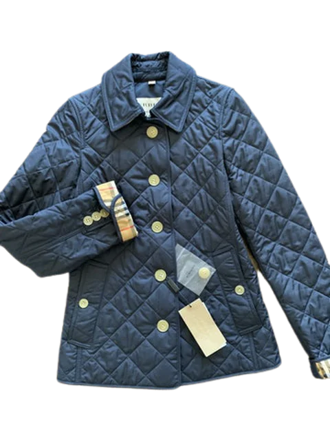Blue Polyester Burberry Jacket