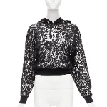Black Fabric Valentino Sweatshirt