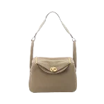 Beige Leather Hermès Shoulder Bag