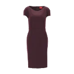 Burgundy Fabric Lanvin Dress