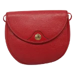 Red Leather Dior Clutch