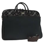 Navy Nylon Burberry Briefcase