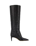 Black Leather Paris Texas Boots