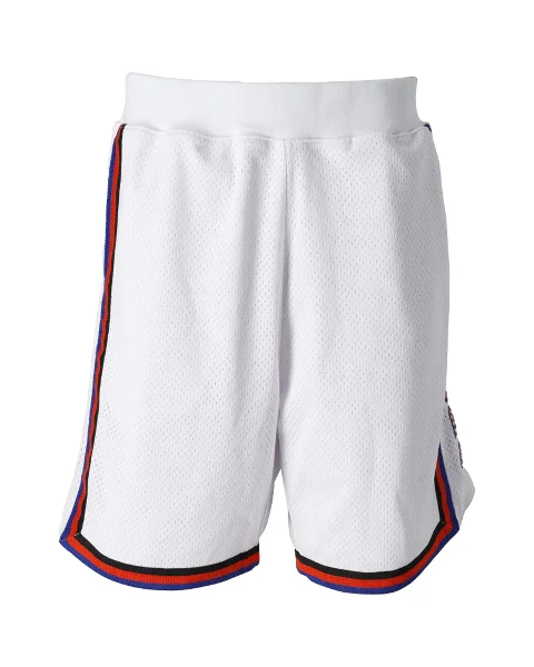White Polyester Supreme Shorts