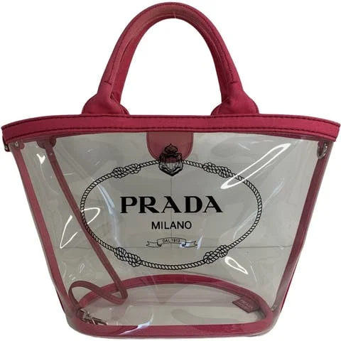 Pink Fabric Prada Shopper
