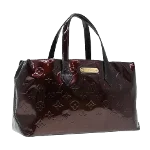 Burgundy Leather Louis Vuitton Wilshire