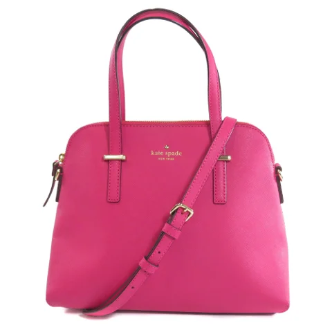Pink Canvas Kate Spade Handbag
