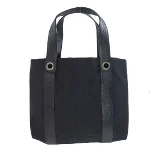 Black Canvas Bvlgari Handbag