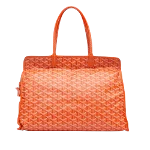 Orange Fabric Goyard Handbag