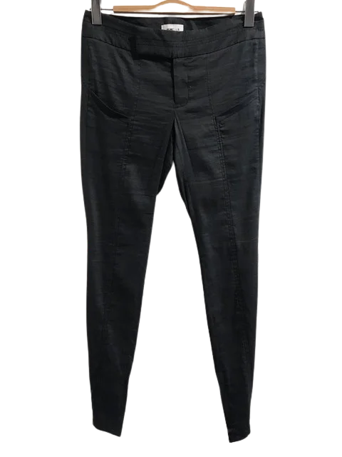Black Fabric Helmut Lang Pants