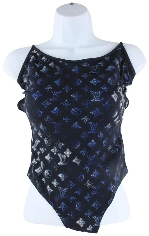Black Fabric Louis Vuitton Swimwear