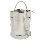 Silver Leather Balenciaga Everyday