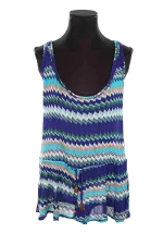 Blue Wool Missoni Jumpsuit