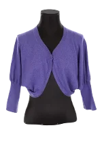 Purple Cashmere Eric Bompard Cardigan