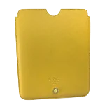 Yellow Leather Bvlgari Case