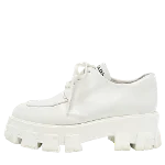 White Leather Prada Boots