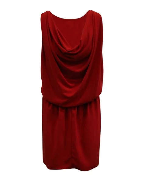 Red Polyester Moschino Dress