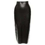 Black Plastic Yves Saint Laurent Skirt