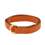 Orange Leather Hermès Belt