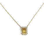 Gold Metal SWAROVSKI Necklace