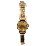 Gold Metal Omega Watch