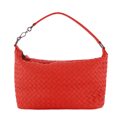 Red Leather Bottega Veneta Shoulder Bag