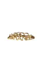 Gold Metal Chanel Bracelet