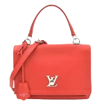 Red Leather Louis Vuitton MyLockMe