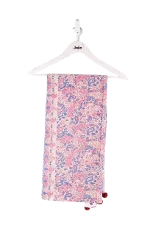 Pink Cotton Antik Batik Scarf