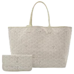 White Canvas Goyard Tote