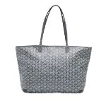 Grey Fabric Goyard Tote