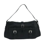 Black Leather Loewe Handbag