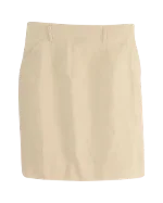 Beige Wool Ralph Lauren Skirt