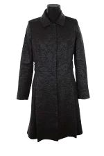 Black Polyester Paul & Joe Coat