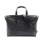 Black Leather Louis Vuitton Briefcase