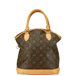 Brown Canvas Louis Vuitton Lockit