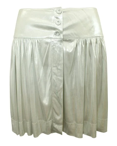 Metallic Polyester Fendi Skirt
