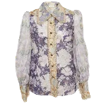 Purple Fabric Zimmermann Top