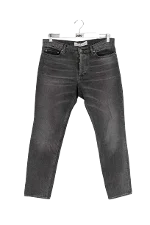 Black Cotton Golden Goose Jeans