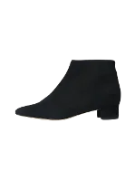 Black Suede Manolo Blahnik Boots