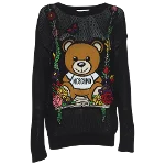 Black Mesh Moschino Sweatshirt