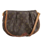 Brown Canvas Louis Vuitton Menilmontant