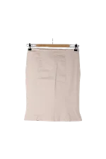 Beige Cotton Joseph Skirt