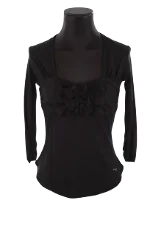 Black Viscose Paule Ka Top