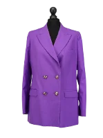 Purple Polyester Essential Antwerp Jacket