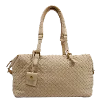 Beige Leather Bottega Veneta Shoulder Bag