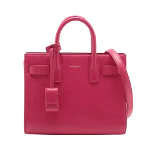 Pink Leather Yves Saint Laurent Sac de Jour