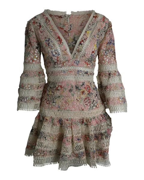 Multicolor Cotton Zimmermann Dress