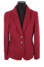 Red Wool Armani Blazer